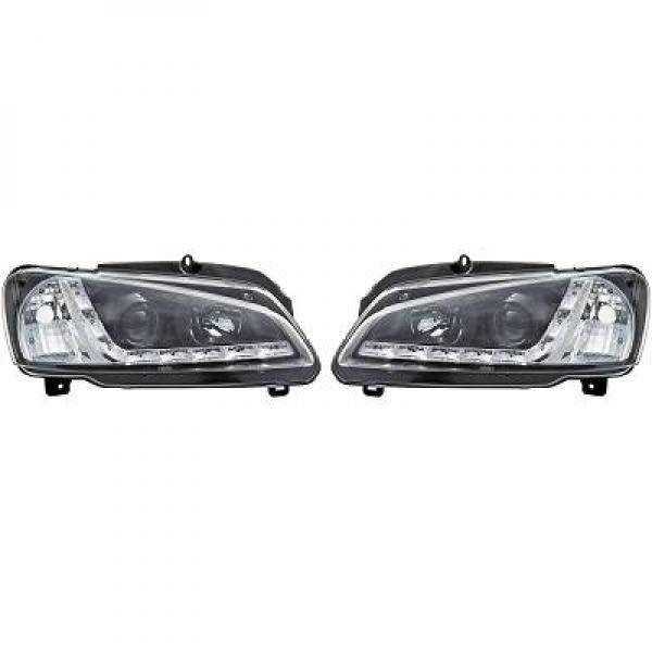 ENSEMBLE DE PHARES DESIGN 106. 96        KLARGLAS/SCHWARZ