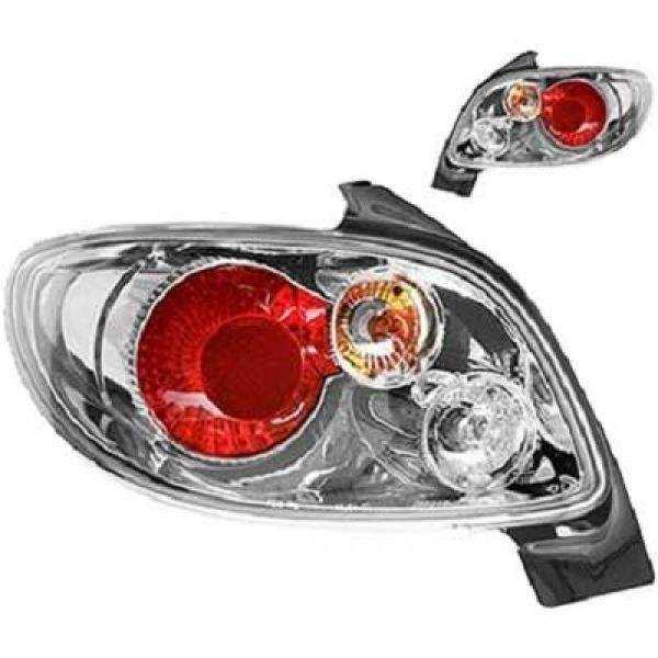 JEU DE FEUX ARRIÃˆRE DESIGN 206. 98          KLARGLAS/CHROM