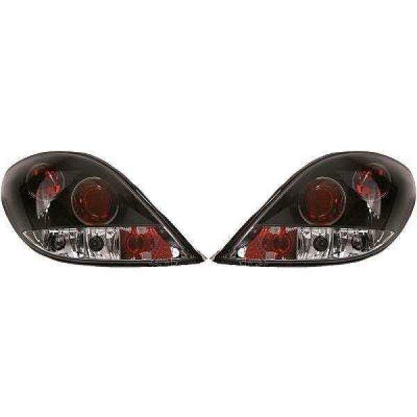 JEU DE FEUX ARRIÃˆRE DESIGN 207. 06 12     KLARGLAS/SCHWARZ