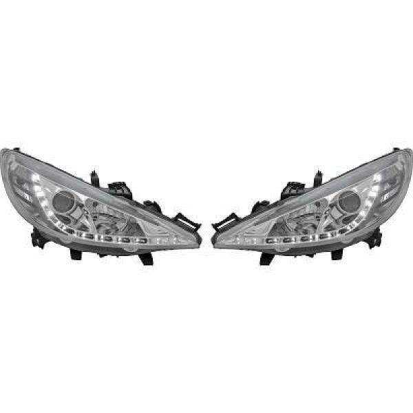 ENSEMBLE DE PHARES DESIGN 207. 06 12       KLARGLAS/CHROM