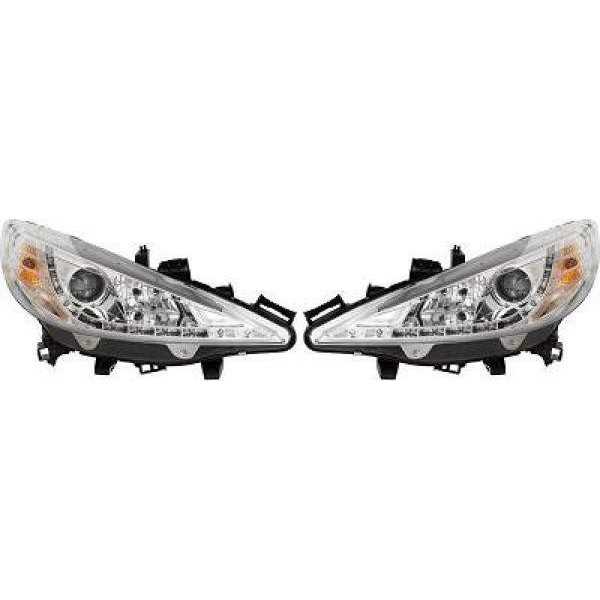 ENSEMBLE DE PHARES DESIGN 207. 06 12       KLARGLAS/CHROM