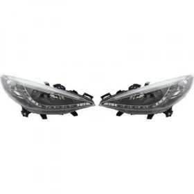 ENSEMBLE DE PHARES DESIGN 207. 06 12     KLARGLAS/SCHWARZ