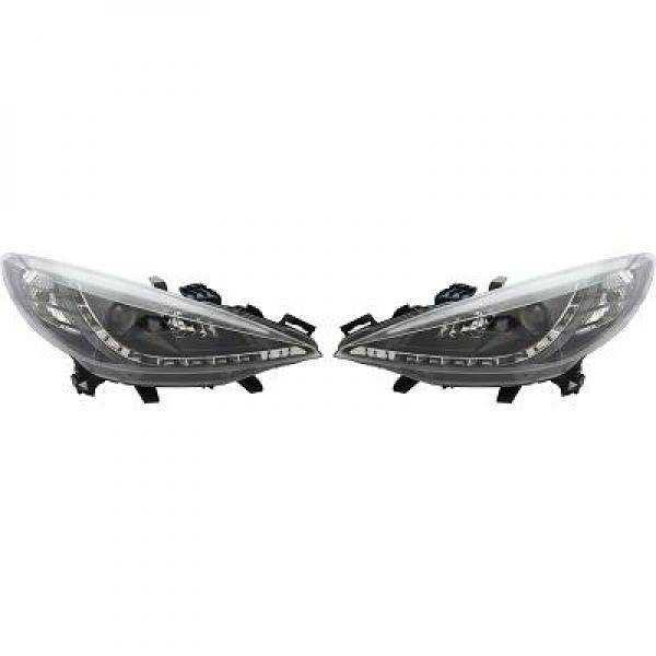 ENSEMBLE DE PHARES DESIGN 207. 06 12     KLARGLAS/SCHWARZ