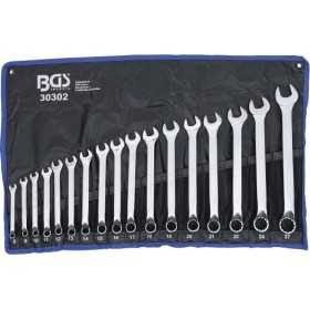 Jeu de clÃ©s mixtes coudÃ©es 8 27 mm 17 piÃ¨ces