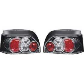 KIT FEUX ARRIERE DESIGN CLIO. 90 98     KLARGLAS/SCHWARZ