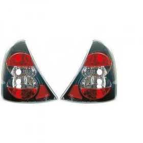 KIT FEUX ARRIERE DESIGN CLIO. 98 01     KLARGLAS/SCHWARZ