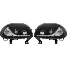 ENSEMBLE DE PHARE DESIGN CLIO. 98 01     KLARGLAS/SCHWARZ