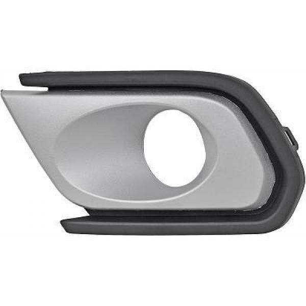 GRILLE DE PARE CHOCS LI. SANDERO. 17 21       SCHWARZ/SILBER