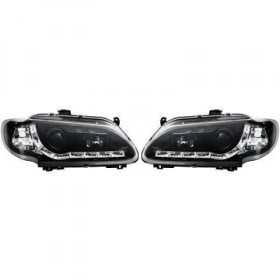 ENSEMBLE DE PHARE DESIGN MEGANE 96 99     KLARGLAS/SCHWARZ