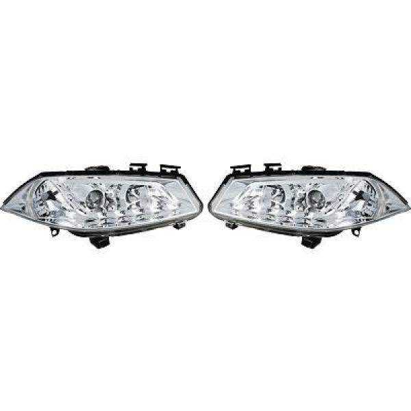 ENSEMBLE DE PHARE DESIGN MEGANE 02 05       KLARGLAS/CHROM