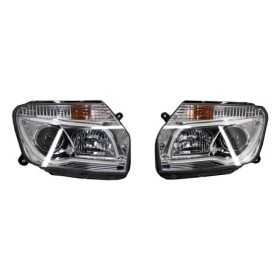 phares LED Barbar adaptés a Dacia Duster (2010-2013) | Diederichs G...