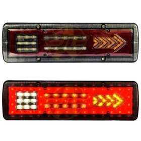 Kit feux arriÃ¨re LED 12V 24V pour camion ou remorque.