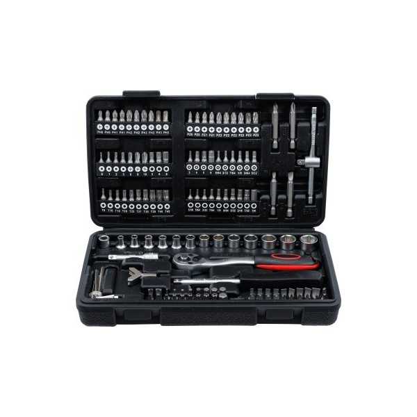 Coffret de douilles 6 3 mm 1/4" 130 piÃ¨ces