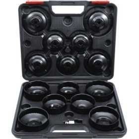 Jeu de douilles Ã  filtres cloches Ã  huile 10 mm 3/8" 15 piÃ¨ces