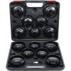 Jeu de douilles Ã  filtres cloches Ã  huile 10 mm 3/8" 15 piÃ¨ces