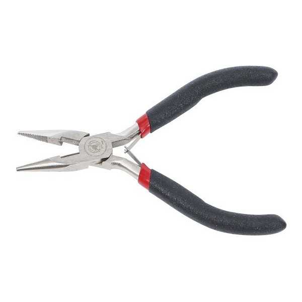 Pince Ã  becs fins pour Ã©lectronique droite avec ressort 120 mm