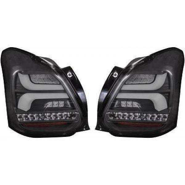 ENSEMBLE DE FEUX ARRIÃˆRE DESIGN SWIFT. 17           SCHWARZ/SMOKE