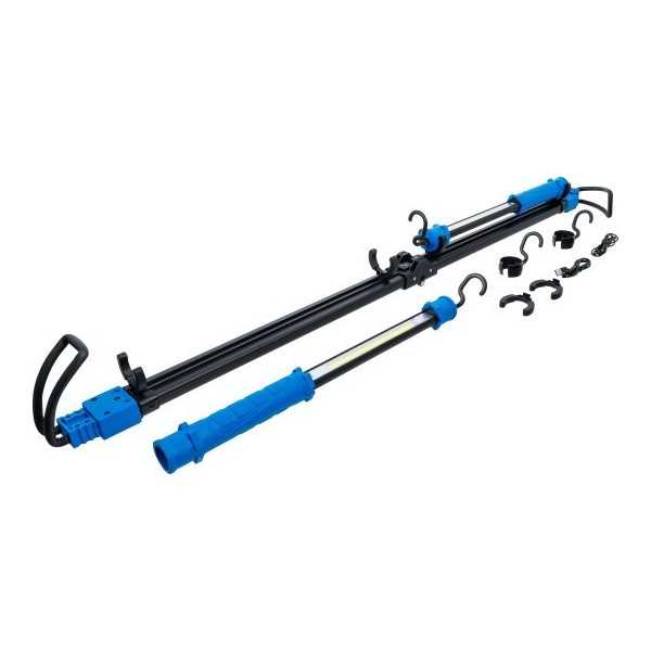 Lampe COB LED pour capot moteur sur accu avec Ã©trier extensible 2 lampes de travail Ã  COB LED