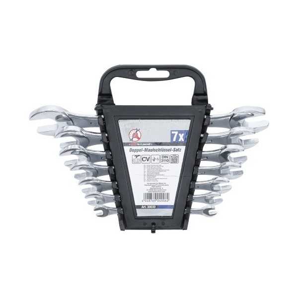 Jeu de clÃ©s plates doubles 6 x 7 19 x 22 mm 7 piÃ¨ces