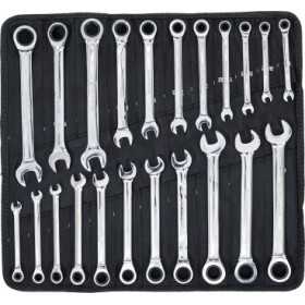 Jeu de clÃ©s mixtes Ã  cliquet mÃ©triques + pouces 22 piÃ¨ces