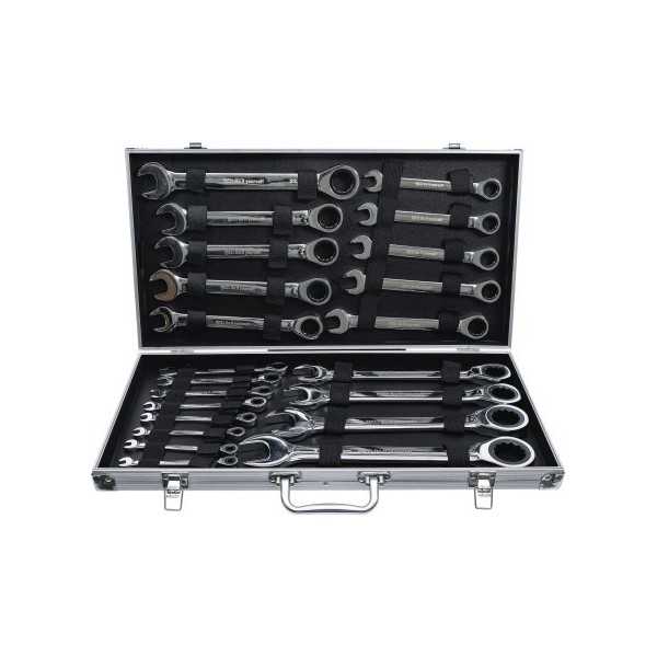 Jeu de clÃ©s mixtes Ã  cliquet 6 32 mm 22 piÃ¨ces