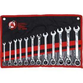 Jeu de clÃ©s mixtes Ã  cliquet rÃ©versibles 8 19 mm 12 piÃ¨ces