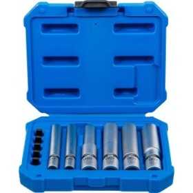 Jeu de douilles Ã  cardan pour bougies de prÃ©chauffage et dâ€™allumage 6 3 mm 1/4" + 10 mm 3/8" 8 9 10 12 14 16 mm 11 piÃ¨ces