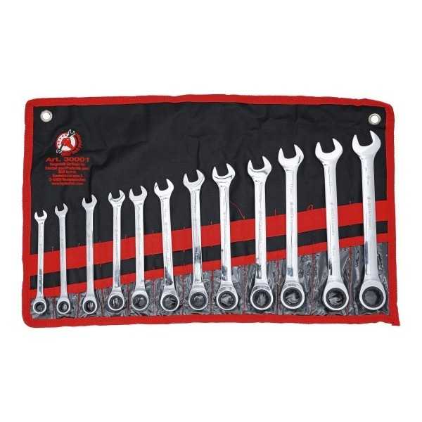 Jeu de clÃ©s mixtes Ã  cliquet 8 19 mm 12 piÃ¨ces