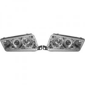 SET PROJECTEUR  FABIA. 99 07 H7/H1 KLARGLAS/CHROM