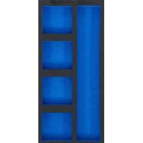 Insert de servante d'atelier 1/3 vide : 5 tablettes 408 x 189 x 32 mm