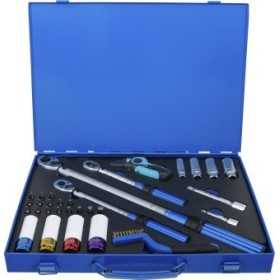 Jeu de clÃ©s dynamomÃ©trique 6 3 mm 1/4" 10 mm 3/8" 12 5 mm 1/2" 2 24 Nm 31 piÃ¨ces