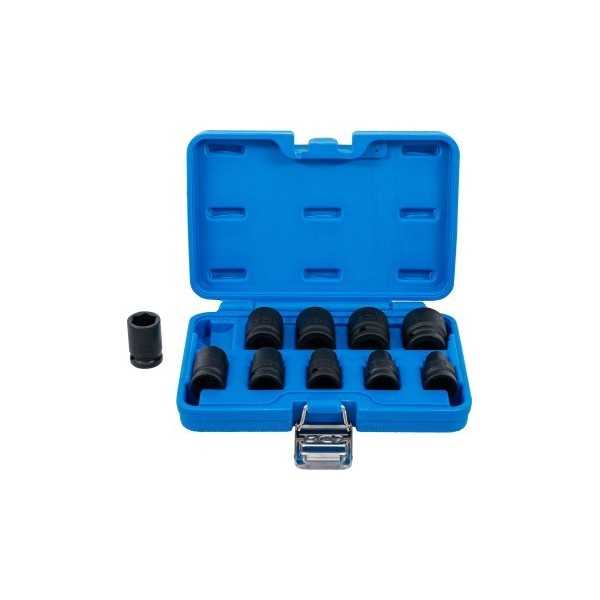 Jeu de douilles Ã  choc six pans profondes 12 5 mm 1/2" 3/8" 15/16" en pouce 10 piÃ¨ces