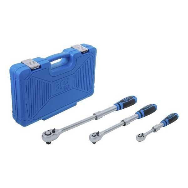 Jeu de cliquets extensible 6 3 mm 1/4" 10 mm 3/8" 12 5 mm 1/2" 3 piÃ¨ces