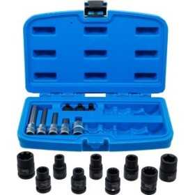 Jeu de douilles Ã  embouts et de douilles pour Ã©trier de frein 17 piÃ¨ces