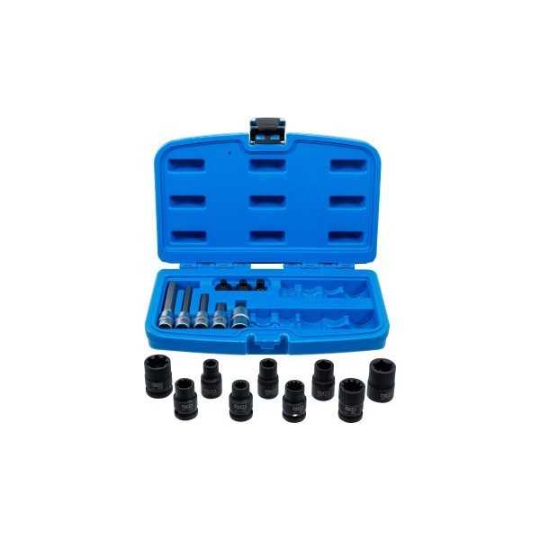 Jeu de douilles Ã  embouts et de douilles pour Ã©trier de frein 17 piÃ¨ces