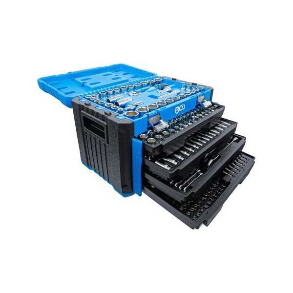 Jeu de douilles Ã  six pans 6 3 mm 1/4" / 10 mm 3/8" / 12 5 mm 1/2" en mÃ©triques et pouce 300 piÃ¨ces