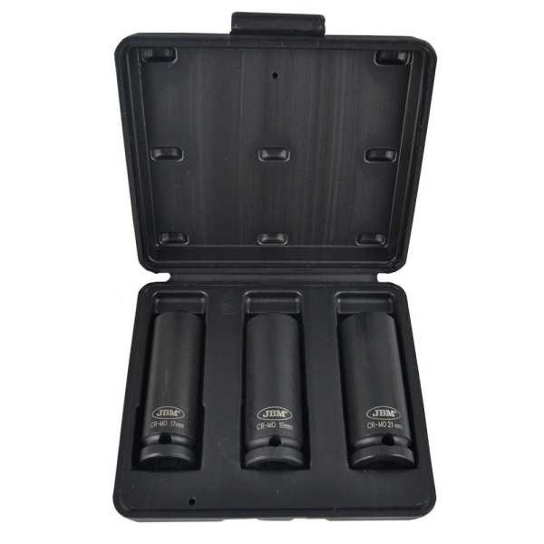 JEU DE 3 DOUILLES Ã€ CHOC HEX LONGUES