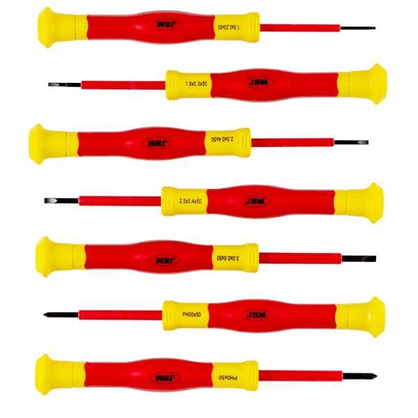 JEU DE 7 TOURNEVIS ISOLÃ‰S 1000V