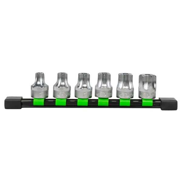 RAIL A DOUILLES 6 PIÃˆCES 1 2 POINTE TORX INVIOLABLE