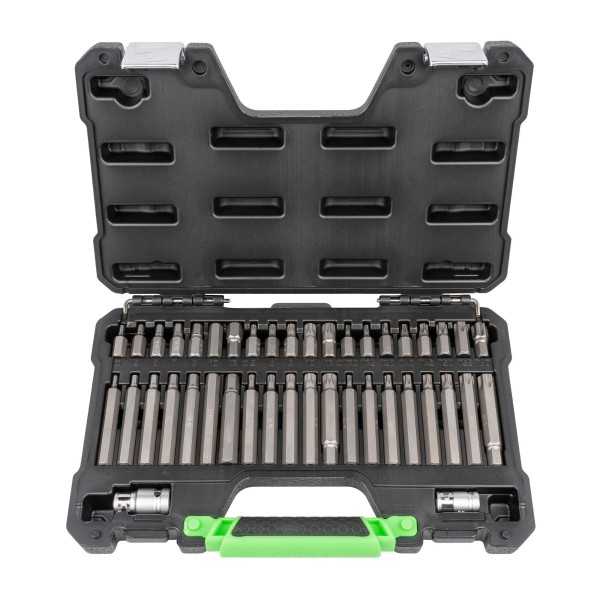 JEU DE 42 EMBOUTS DE VISSAGE TORX 12 ET 6 PANS
