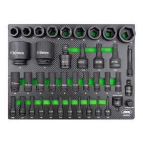 DOUILLES Ã€ CHOCS DANS UN PLATEAU EVA