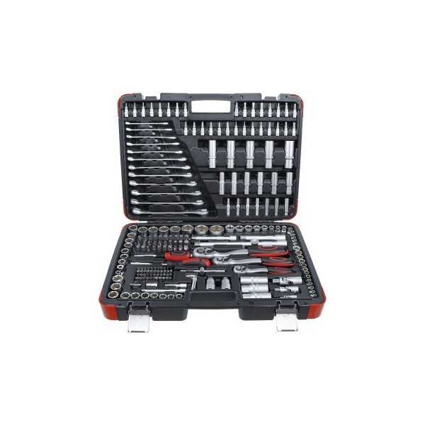 Coffret de douilles 6 3 mm 1/4" / 10 mm 3/8" / 12 5 mm 1/2" 216 piÃ¨ces