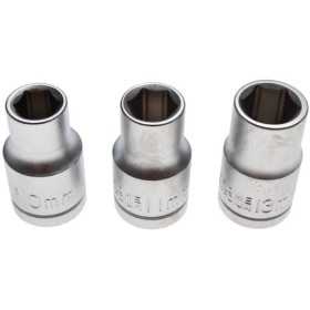 Jeu de douilles 12 5 mm 1/2" 10 11 13 mm 3 piÃ¨ces