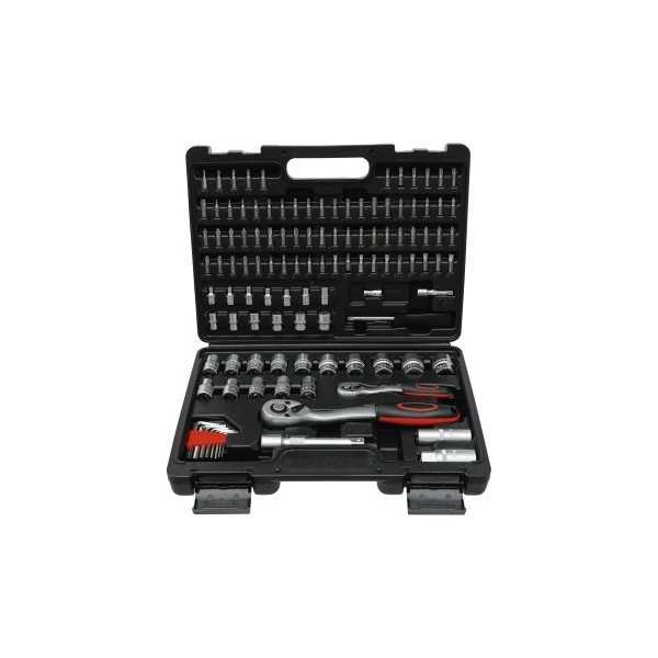 Jeu de douilles Ã  six pans 6 3 mm 1/4" / 12 5 mm 1/2" 115 piÃ¨ces