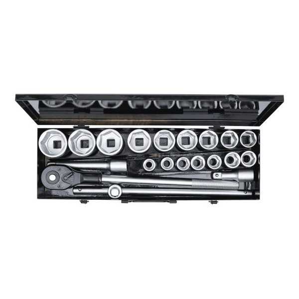 Coffret de douilles 20 mm 3/4" 19 50 mm 20 piÃ¨ces