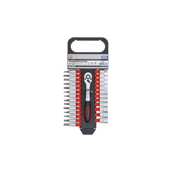 Coffret de douilles 6 3 mm 1/4" 4 13 mm 27 piÃ¨ces