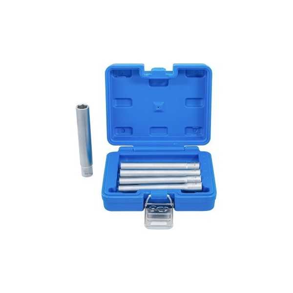 Jeu de douilles hexagonales extra longues transmission par carrÃ© femelle 10 mm 3/8" 8 â€“ 14 mm 5 piÃ¨ces