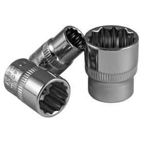 DOUILLE 3 8 12 PANS 19MM CHROME