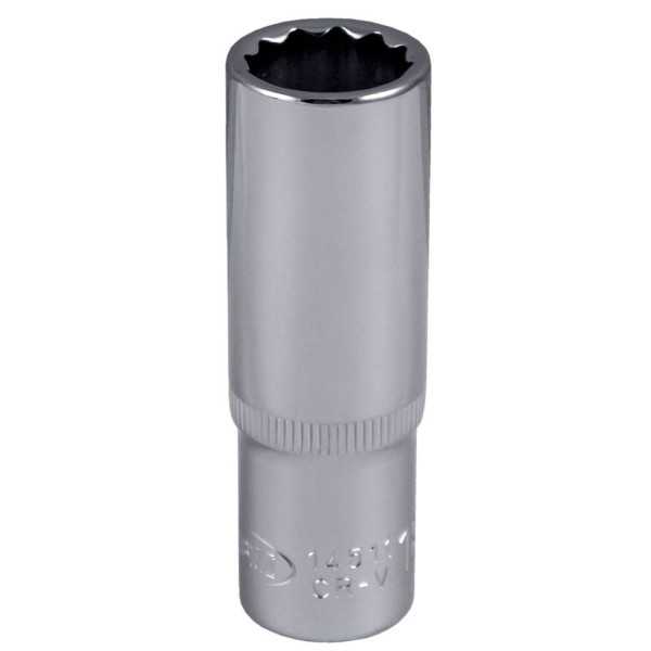 DOUILLE 1 2 12 PANS 75MM LONG 18MM CHROME