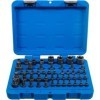 Jeu dâ€™embouts et de douilles Profil E/T pour Torx /Profil T pour Torx avec perÃ§age/Profil TP pour Torx Plus 52 piÃ¨ces